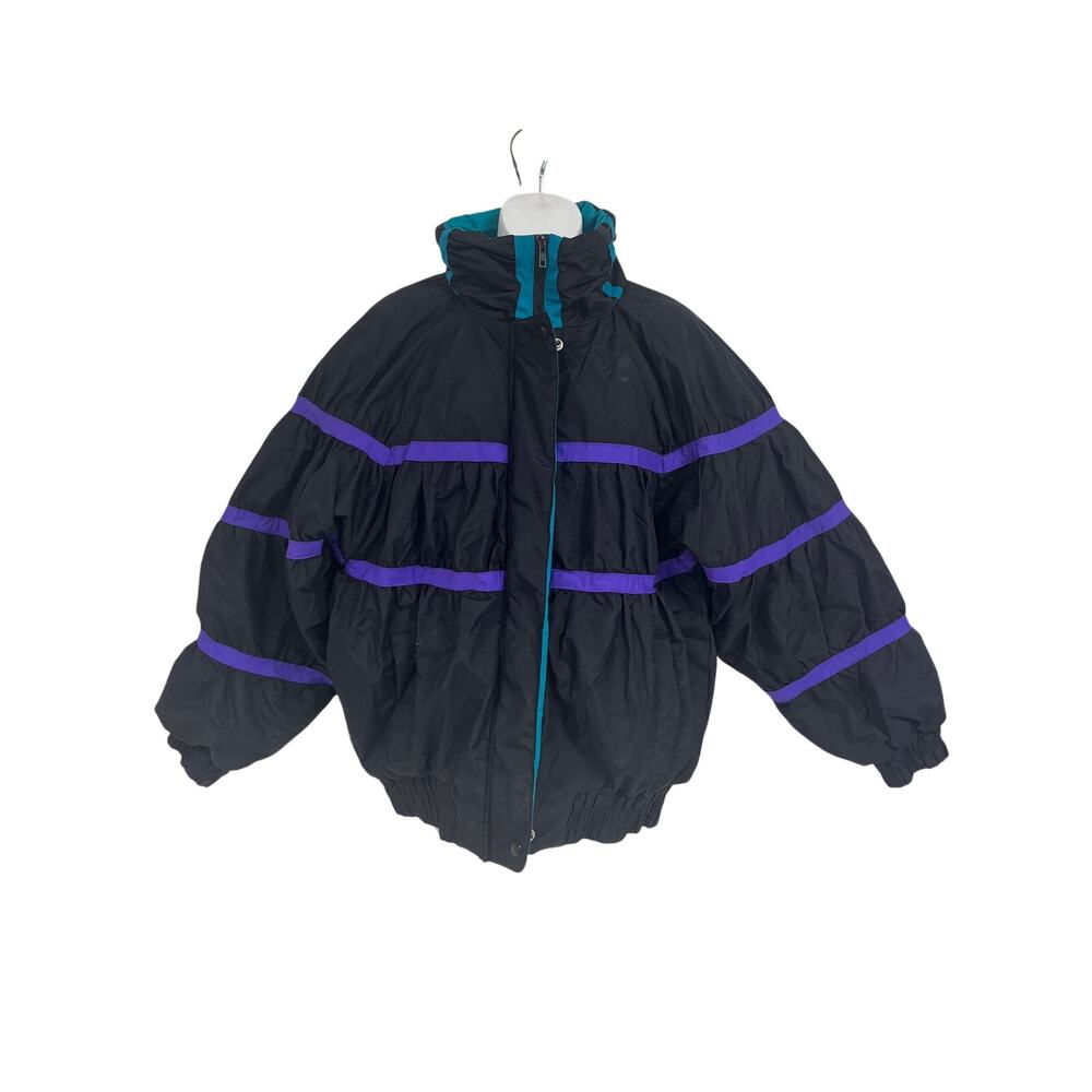 Mixed Blues black small puffer jacket